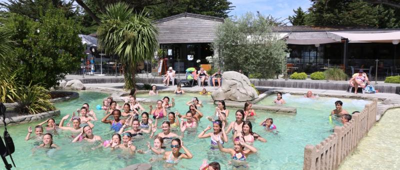 animations piscine camping bel air pornichet