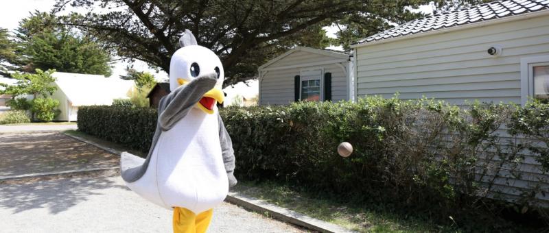 camping bel air mascotte lou petanque
