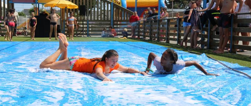 camping bel air neige party fun vacances pornichet