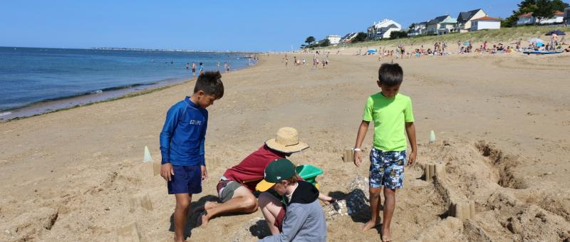 chateau de sable camping bel air pornichet