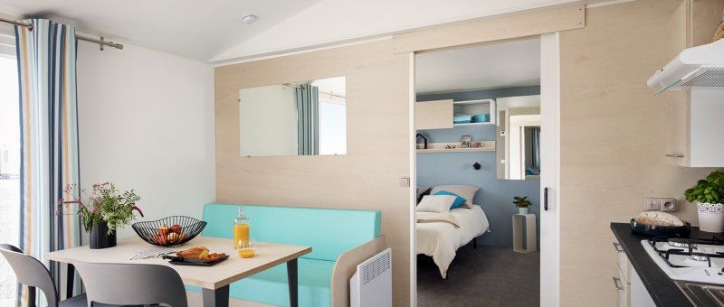 camping bel air pornichet location mobil-home 2 chambres pmr