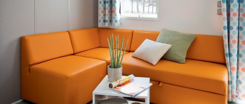 location mobil home 3 chambres luxe espace cottage camping bel air pornichet