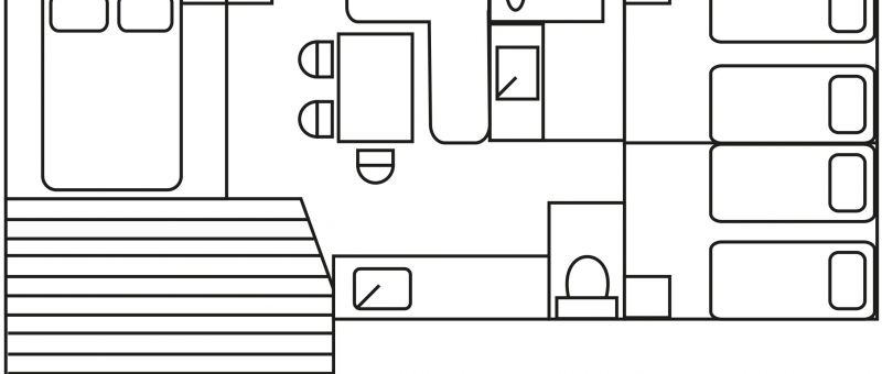 camping bel air pornichet mobil-home 3 luxe vue mer