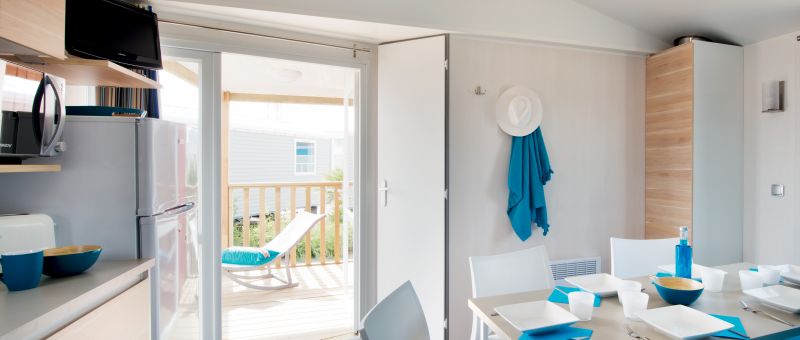 camping bel air pornichet mobil-home 3 luxe vue mer