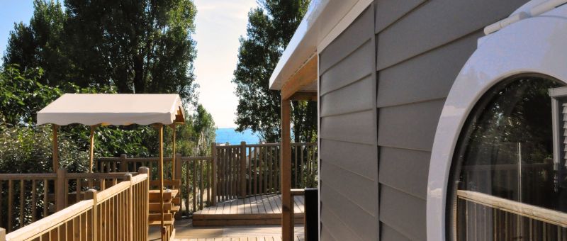 camping bel air pornichet mobil-home 3 luxe vue mer