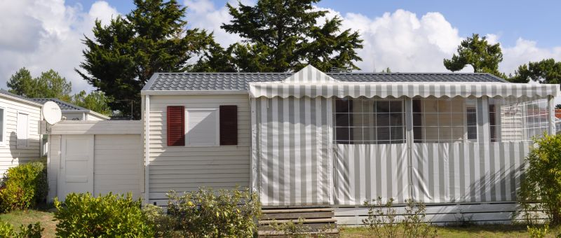 location mobil home 3 chambres luxe camping pornichet