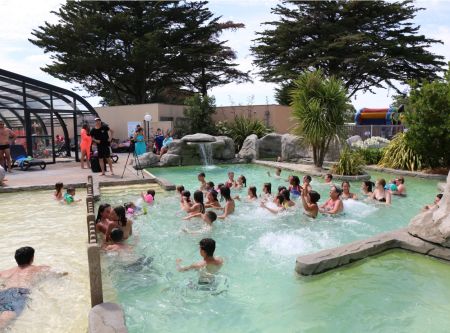 Animations au niveau de la piscine du Camping Bel Air à Pornichet