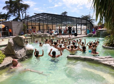 Animations au niveau de la piscine du Camping Bel Air à Pornichet