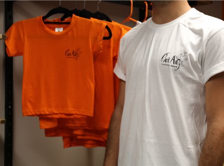 TShirt souvenir  à la boutique du camping Bel Air à Pornichet