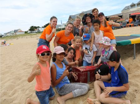 club plage belair groupe enfant