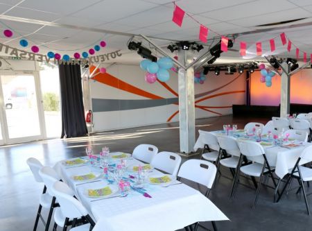Anniversaire à la salle d'animation du camping Bel Air à Pornichet