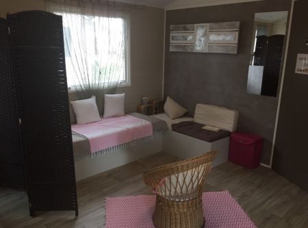 Interieur de l'institut de bien-être du camping Bel Air à Pornichet