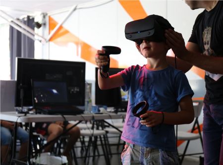Animation realité virtuelle pour les enfants et les adolescents du camping Bel Air à Pornichet