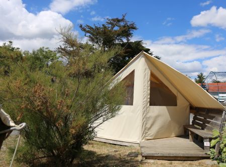 Tente lodge du camping Bel Air de Pornichet 