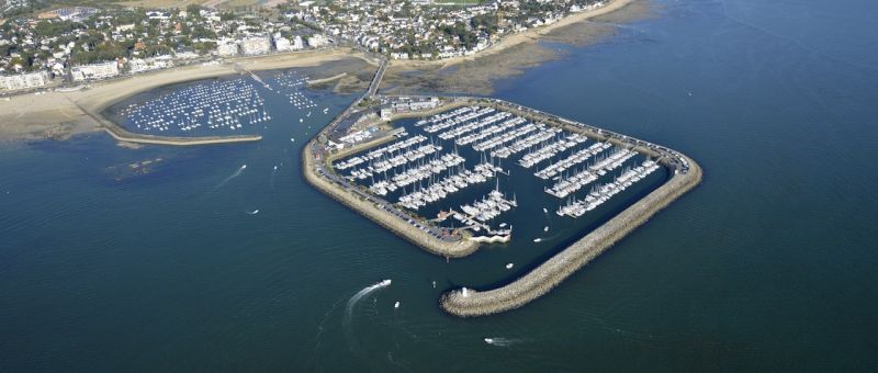 vue aerienne pornichet